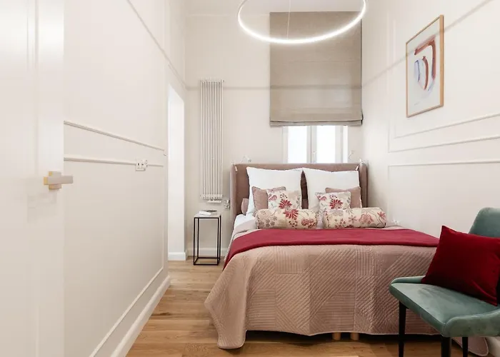 Sanhaus Apartments - Apartament Santorini - Dwie Sypialnie, Dwie Lazienki, Klimatyzacja