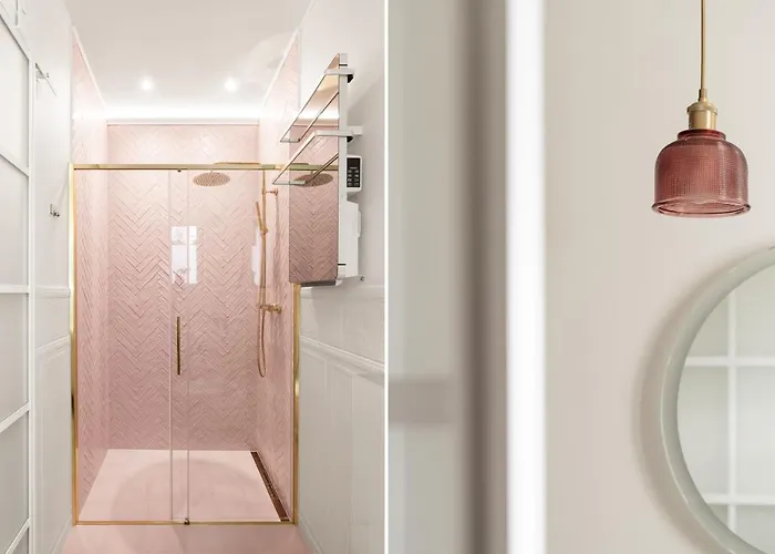 Sanhaus Apartments - Apartament Santorini - Dwie Sypialnie, Dwie Lazienki, Klimatyzacja * Sopot