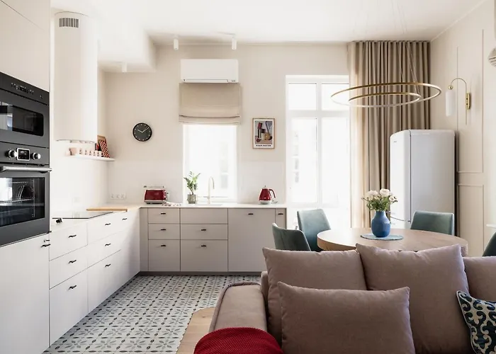 Apartman Sanhaus - Santorini - Dwie Sypialnie, Dwie Lazienki, Klimatyzacja Sopot